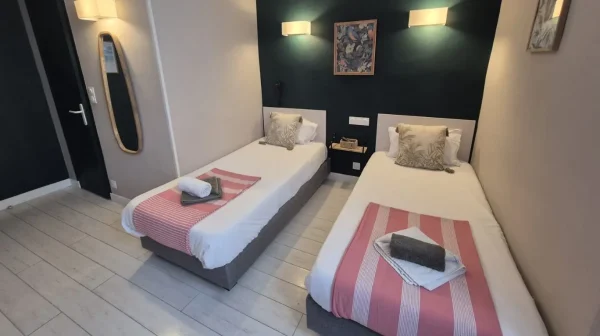 chambre twin hôtel Saint James Biarritz